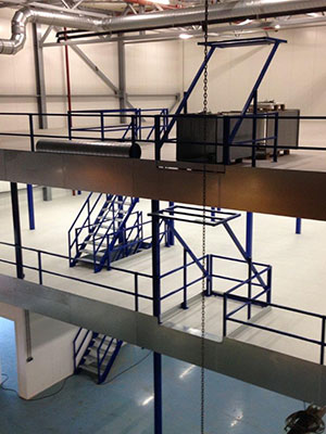 Entresolvloer bij Flora Media Entresolvloer constructie bij Flora Media